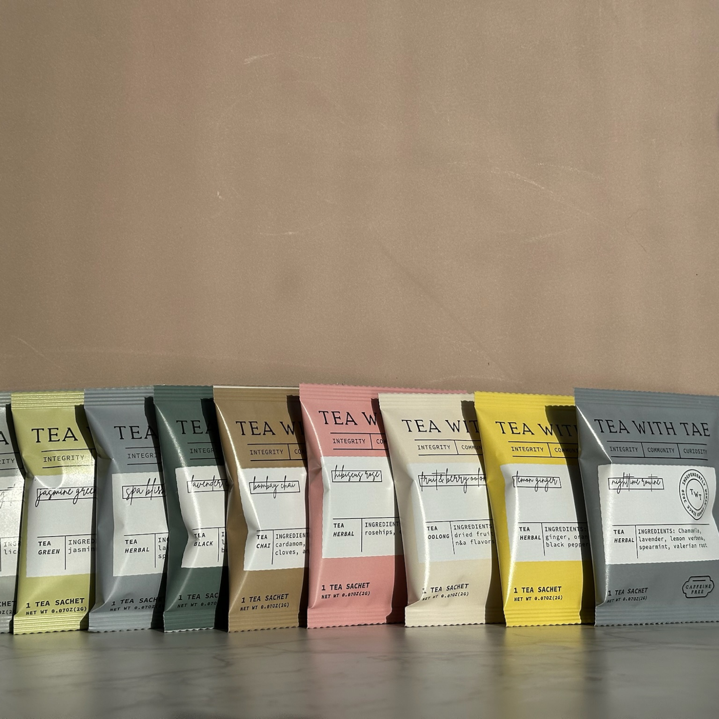 Tea Bag Sampler (3 assorted flavors)