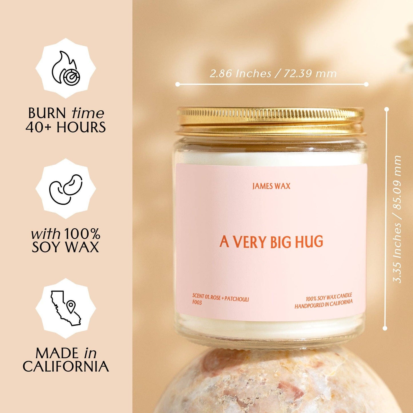 A Very Big Hug Candle | Coconut + Orange