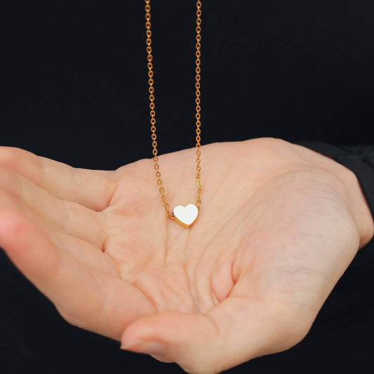 Stainless Steel Mini Heart Necklace