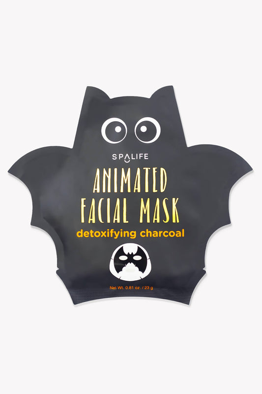 Detoxifying Charcoal Facial Animated Bat Mask