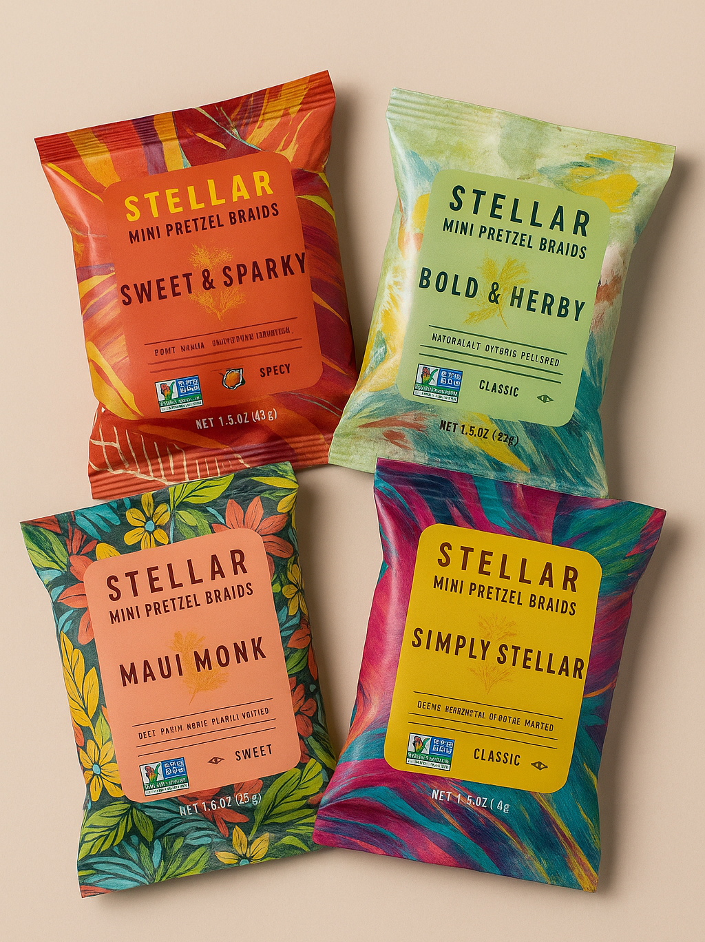 Stellar Pretzel Braids - 2 assorted flavors