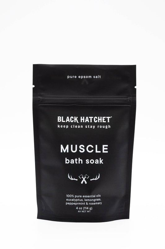 Black Hatchet Muscle Bath Salt ⚫ Gift for Men