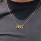 18K PVD Stainless Steel Angel Number Necklace