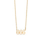 18K PVD Stainless Steel Angel Number Necklace