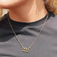 18K PVD Stainless Steel Angel Number Necklace