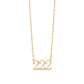 18K PVD Stainless Steel Angel Number Necklace