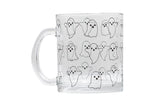 Ghost Halloween Glass Mug, Fall Decor | 12oz