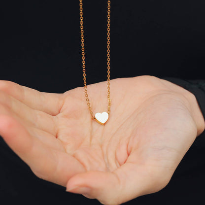 Stainless Steel Mini Heart Necklace
