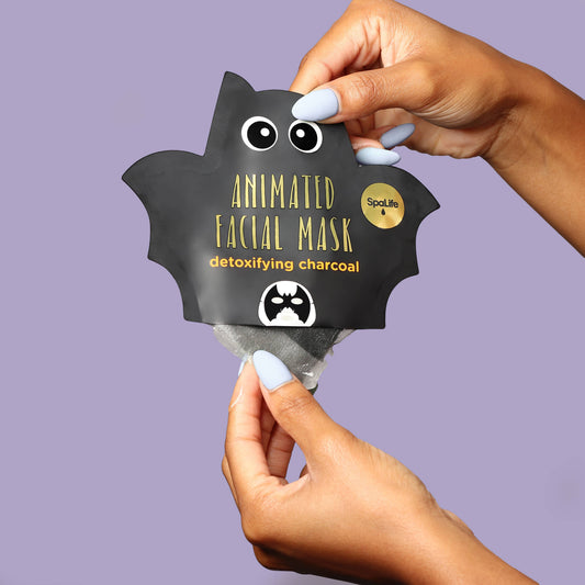 Detoxifying Charcoal Facial Animated Bat Mask