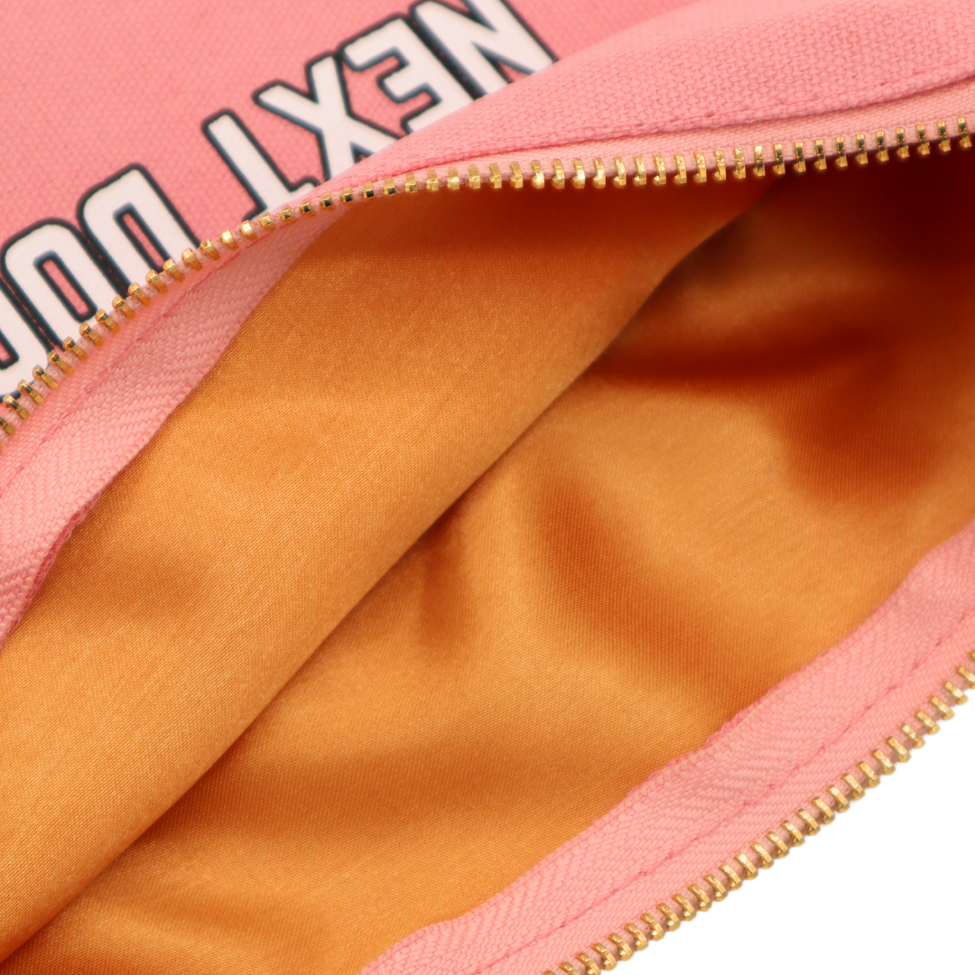 Pink Canvas Pouch I Wished You Lived Next Door
