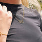 18K PVD Stainless Steel Angel Number Necklace