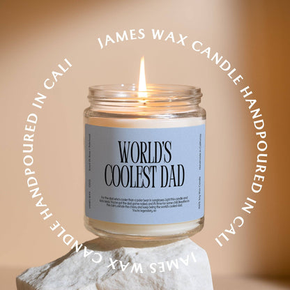 World's Coolest Dad Candle | Rose + Patchouli