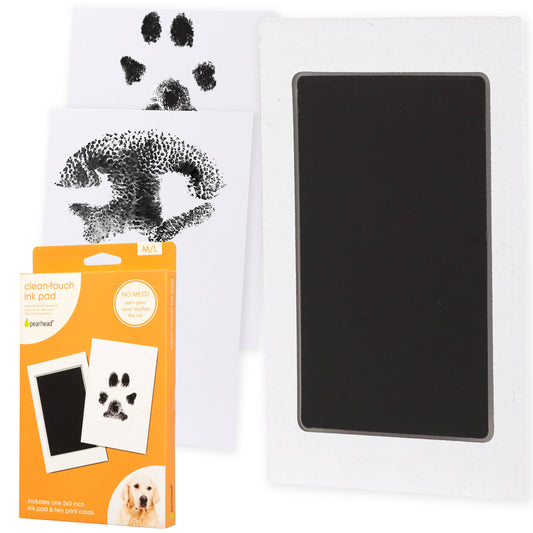 Pet Pawprint Clean-Touch Ink Pad, Medium/ Large, Black