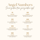 18K PVD Stainless Steel Angel Number Necklace