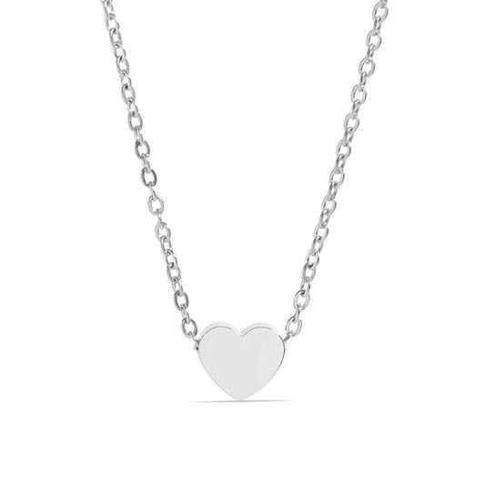 Stainless Steel Mini Heart Necklace