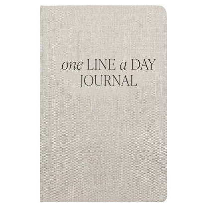 One Line A Day Fabric Journal