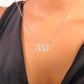 18K PVD Stainless Steel Angel Number Necklace