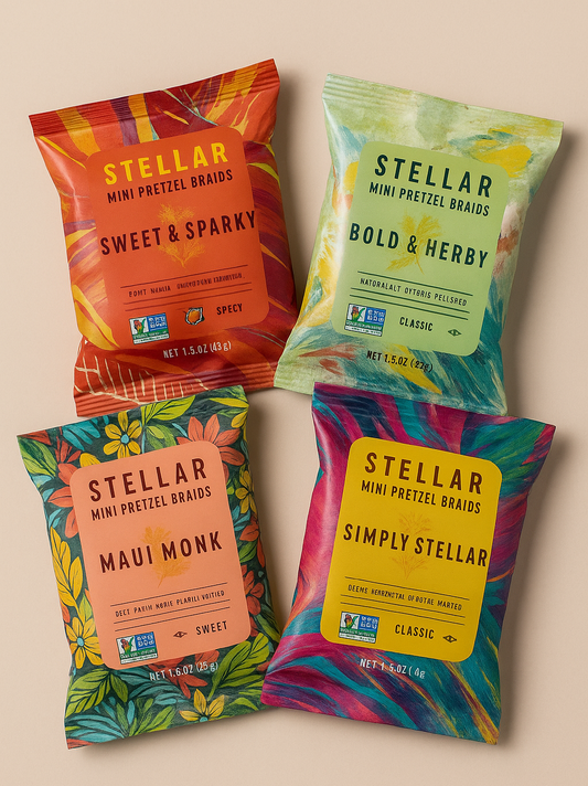 Stellar Pretzel Braids - 2 assorted flavors