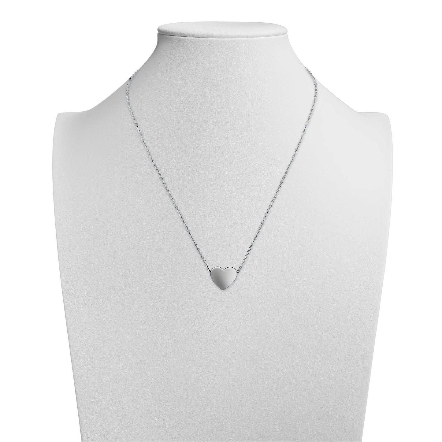 Stainless Steel Mini Heart Necklace