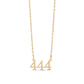 18K PVD Stainless Steel Angel Number Necklace