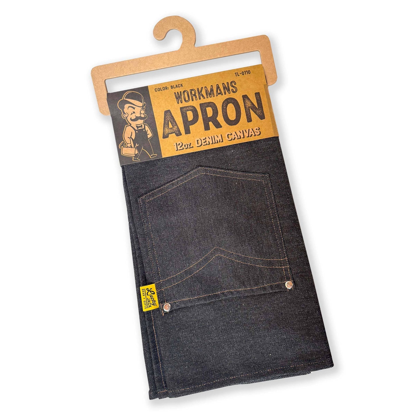 Workmans Apron (universal) - Black Denim