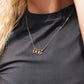 18K PVD Stainless Steel Angel Number Necklace